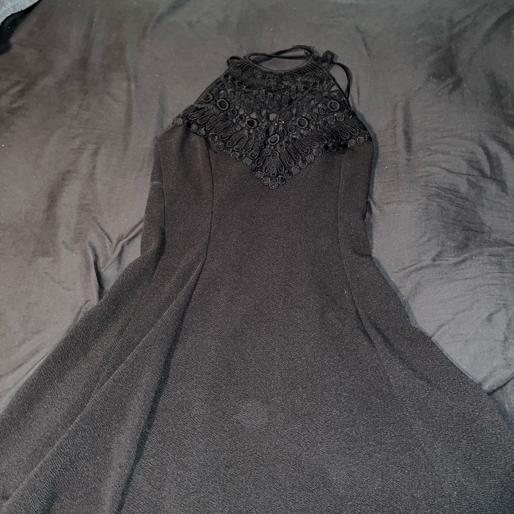 Black flowy dress